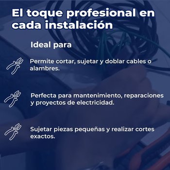 Pinza Ligera Pretul para Electricista 8 pulgadas
