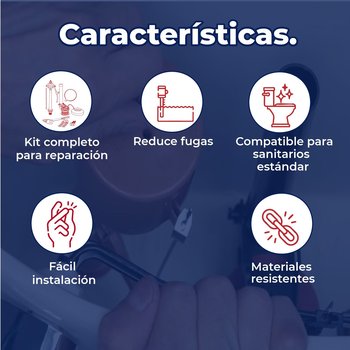 Juego de Reparación Para WC Con Válvula Llenado Fluidmaster