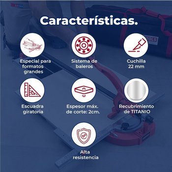 Cortadora de Pisos Profesional 12O cm Redtools Thunder 1200