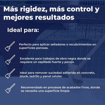 Cepillo Ixtle Hebel para impermeabilizar