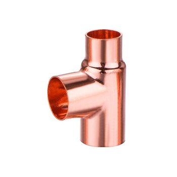 Tee Cobre Reducida 25 x 19 x 13 mm 1 x ¾ x ½