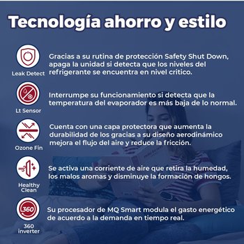 Minisplit Inverter Magnum 22 2 Ton Solo Frío