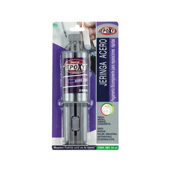 Jeringa Acero Epoxica Presto 8804 24 ml