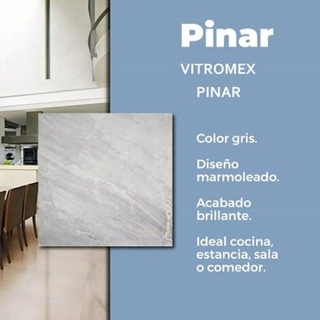 Piso Pinar Gris Vitromex 55 x 55 cm