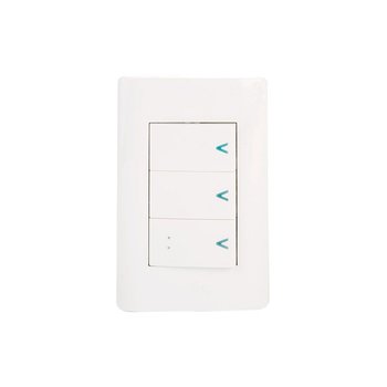 Placa 2 Apagadores Sencillos Lucek Blanco BA033B