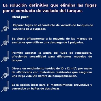 Válvula de Descarga Para Sanitario Con Pera Sapito Fluidmaster
