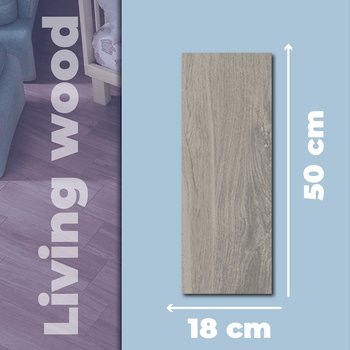 Piso Living Wood Gray Daltile 18x50 cm