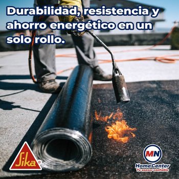 Imper prefabricado APP Sikashield 3.5mm FVidrio gravilla blanca