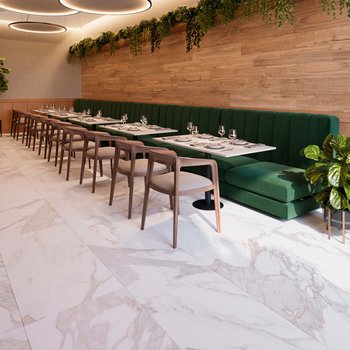 Piso Livia porcelánico Tipo Mármol Cesantoni 60X120 1.44 M2