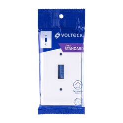 Placa Sencilla Vertical ABS Blanco PPAP-SB