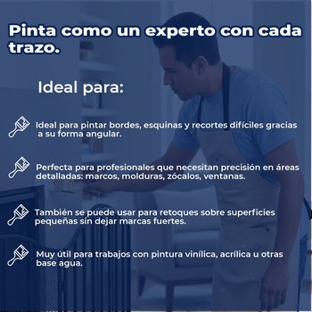 Brocha de Poliéster Project Select Corte Angular BYP 3" Pulgadas