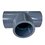 TEE PVC HID CEM 064 MM 2 1/2 CED 80