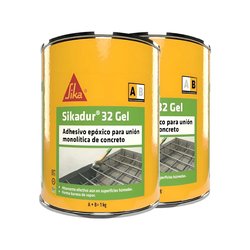 Adhesivo Puente Adherencia Sikadur 32 GEL 5 KG A+B Adhesivo Puente Adherencia Sikadur 32 GEL 5 KG A+B