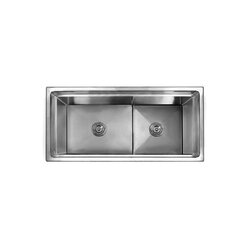 Fregadero Kele 94 x 45 cm 2 Tinas Acero Inoxidabe KHD3717A