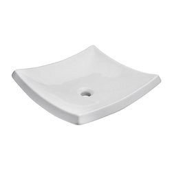 Lavabo Sobreponer Blanco Helvex Cuadrado Lvtrazzo
