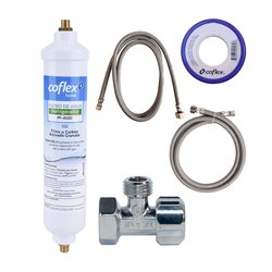 Kit de Instalación Refrigerador Flexible ¼ x ¼ 150 cm