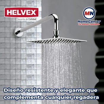 Brazo y Chapetón Angular Para Regadera Helvex TR-035