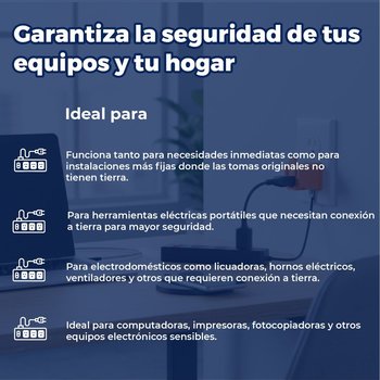 Convertidor Tierra Volteck 127 V