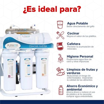 Sistema Osmosis Inversa 6 Pasos