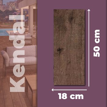 Piso Kendal Brown Daltile 18x50 cm
