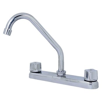 Mezcladora Rugo Fregadero Maneral Abs Cromo