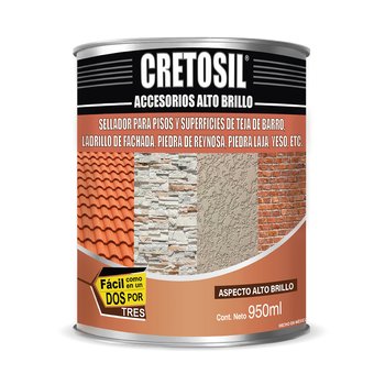 SELLADOR ACRÍLICO ALTO BRILLO 950 ML CRETOSIL ACCS