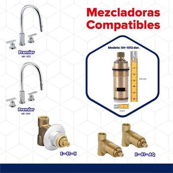 Valvex V Derecho Grande SH1012 Helvex