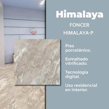 Piso Himalaya Foncer 60 x 60 cm