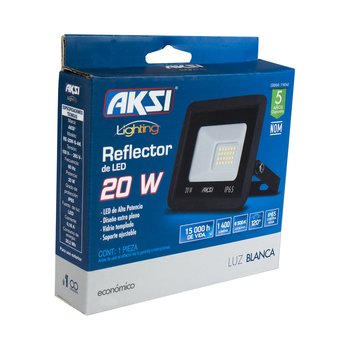 Reflector Led 20 W Luz Blanca 6500 K
