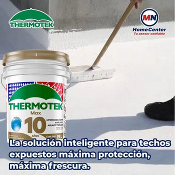 Impermeabilizante Thermotek Max 10 Blanco 19 Lt