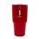 Vaso térmico rojo con popote 28oz