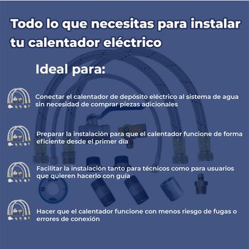 Kit de Instalación Coflex Para Calentador Eléctrico