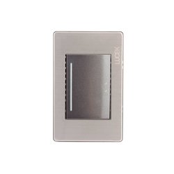 Placa 1 Apagador Anodizado Lucek BP013MA