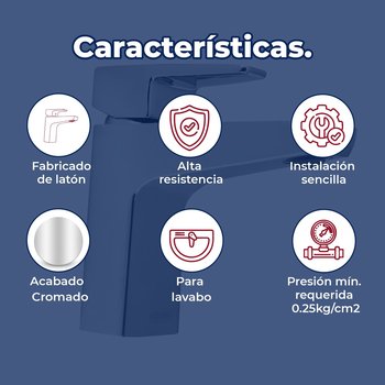 Monomando lavabo Helvex Piazza PIA-100