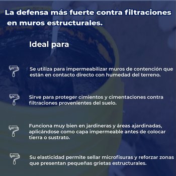 Impermeabilizante Asfaltico Permalastik Pro Negro 4 L