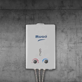 Boiler De Paso Instantáneo 12 Lt Rugo Gas Lp 2 Servicios