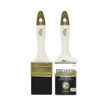 Brocha Premium de Cerda Natural y Poliéster BYP 2" Pulgadas