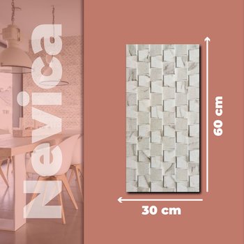 Fachaleta Nevica Foncer 30 x 60 cm Bianco