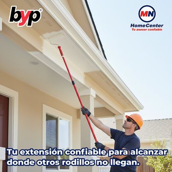 Extensión Para Rodillo Metálica Byp 120 cm Extendible a 240 cm