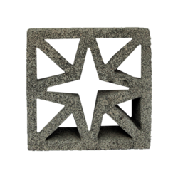 Celosia de Concreto 30 X 30 X 10 CM Tipo Estrella