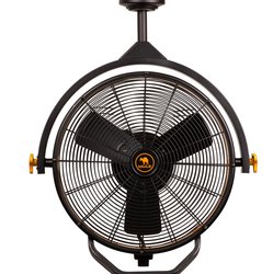 VENTILADOR TECHO DIRIGIBLE THE MULE NEGRO 18PG