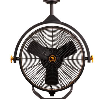 Ventilador de techo dirigible the mule negro 18 PG