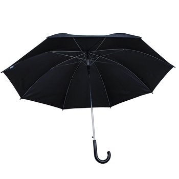 Paraguas portátil para lluvia Delux negro incluye funda