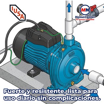 Bomba Centrífuga 1 HP Iusa 120 L x Min 127 V