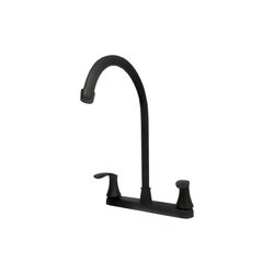 Llave Mezcladora Para Fregadero Rugo Manerales Palanca Negro