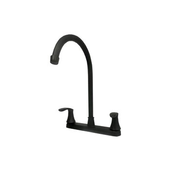Llave Mezcladora Para Fregadero Rugo Manerales Palanca Negro