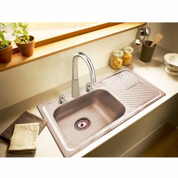 Fregadero Eb Técnica 101 x 54 cm 1 Tina 1 Escurridor M202