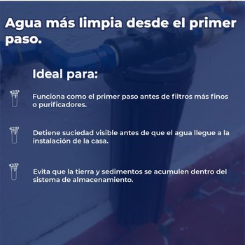Filtro de Agua Estándar Rotoplas Paso 1