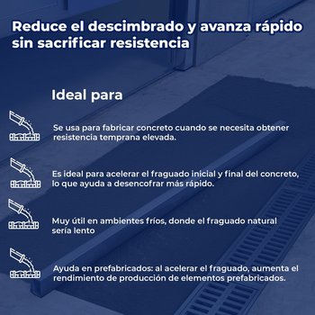 Aditivo acelerante de fraguado Sika set L PET 5 L