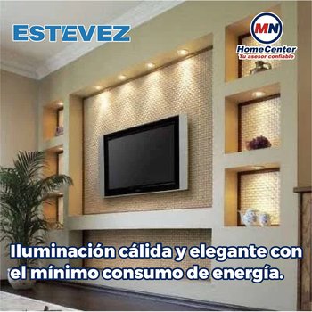 Lámpara LED MR16 5 W Estévez Luz Cálida 6 Piezas